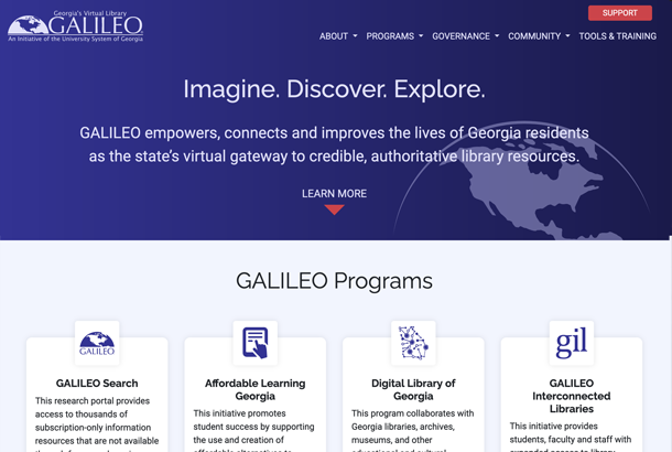 GALILEO Department website
