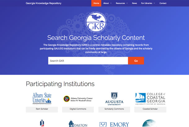 Georgia Knowledge Repository website