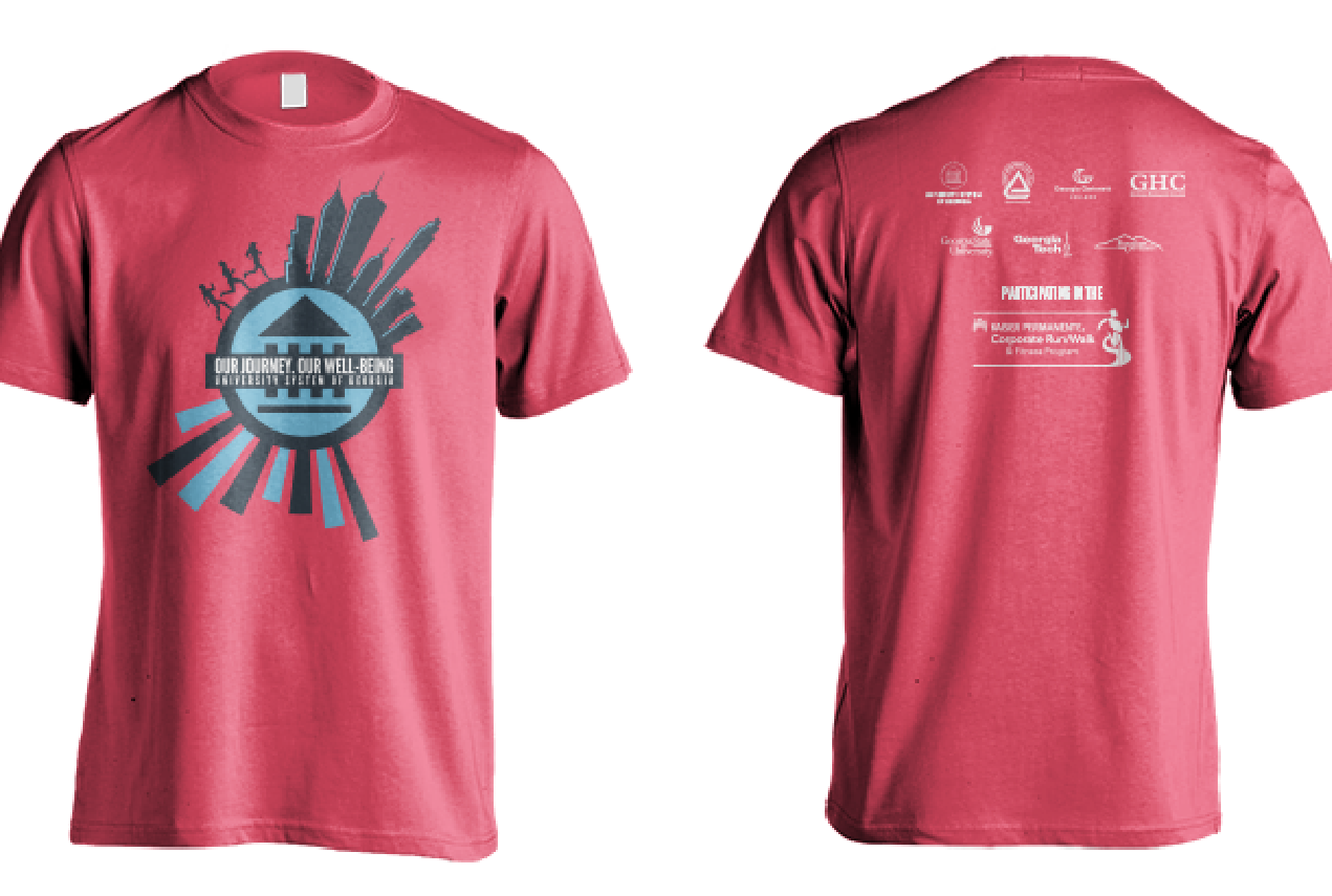 shirt design for the 2016 Kaiser Permanente Corporate Run/Walk